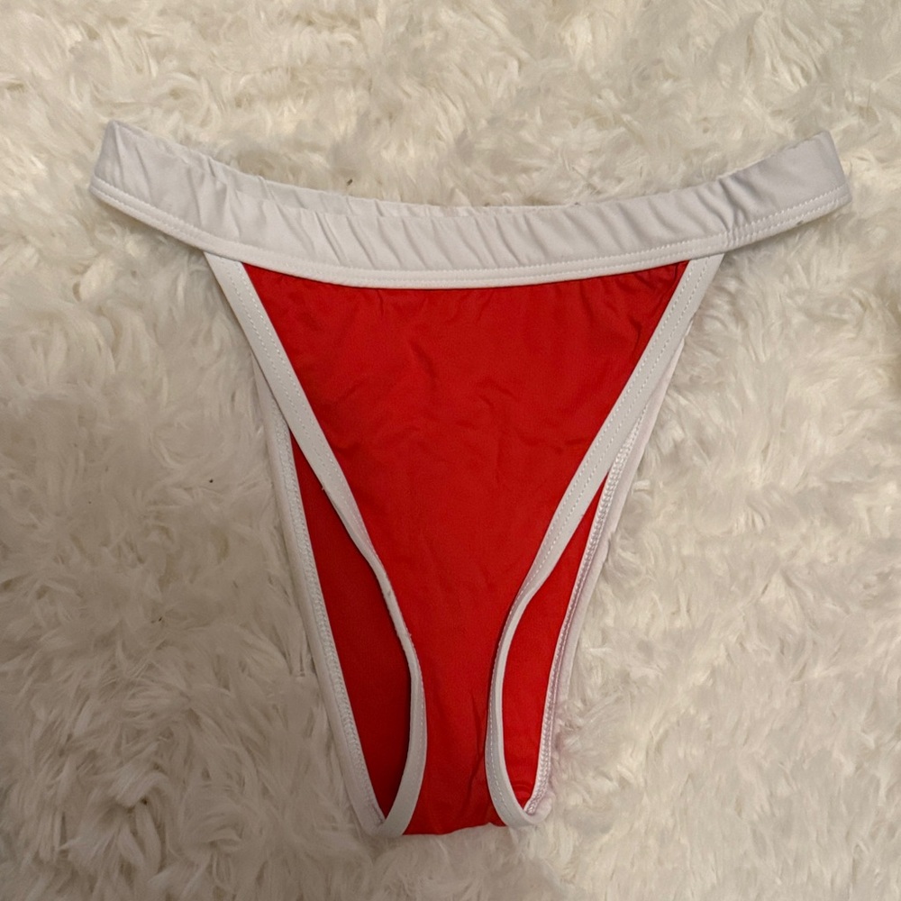 Dippin' Daisy's Red and White Bikini Bottom